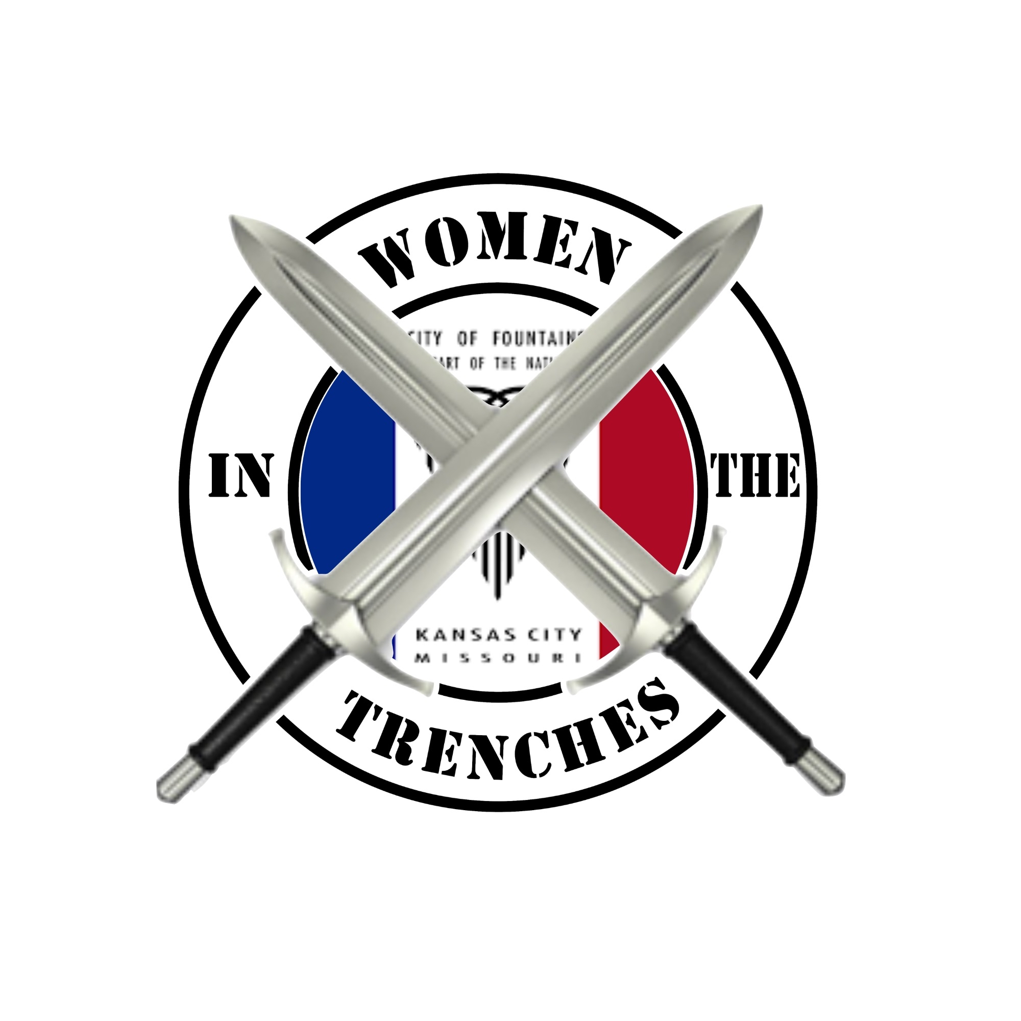 Women in the Trenches ticket logo